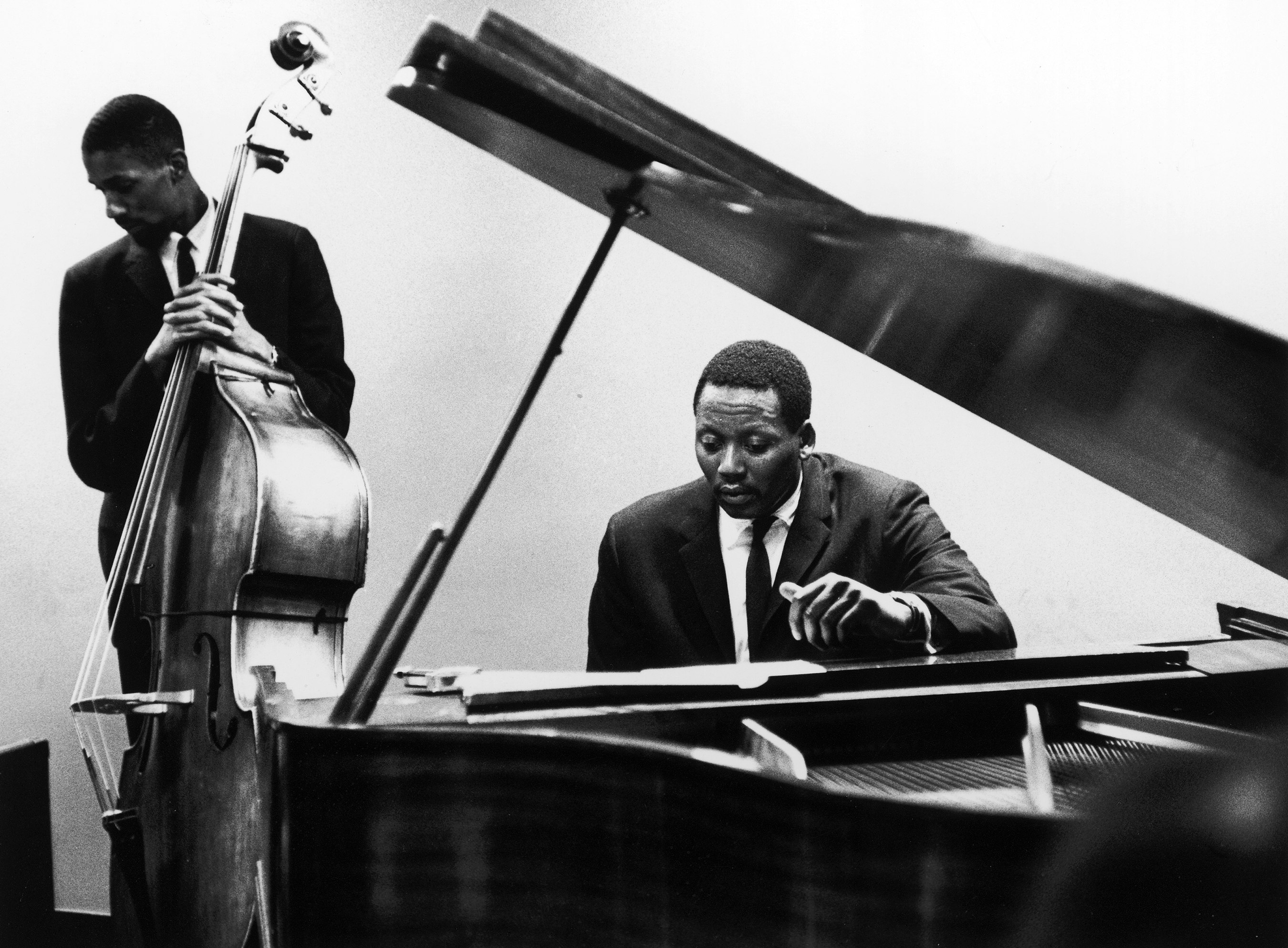 Ron Carter and Randy Weston, circa 1960. Photo by Herb Snitzer/Getty Images.